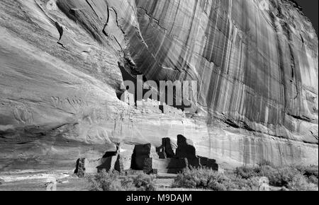 White House Ruin, Canyon de Chelly National Monument, AZ Stockfoto