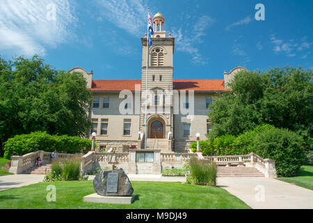 Golden, Co, USA - Juli 12, 2013 Verwaltungsgebäude auf einem Hochschulcampus Stockfoto