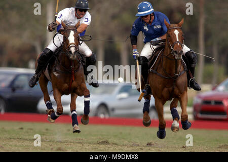 Der Wanderer Klassiker an der Internationalen Polo Club in Wellington, Florida Stockfoto