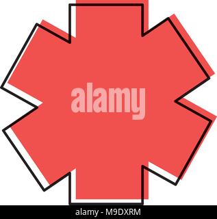 Bewegt Farbe Gesundheit Medizin Pflege emblem Zeichen Stock Vektor