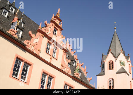 Groß-Umstadt, Marktplatz, Odenwald, Hessen, Deutschland, Europa Stockfoto