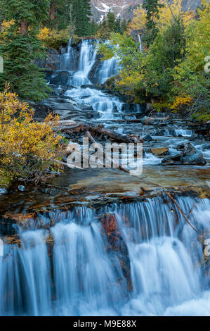 Lundy fällt, Mill Creek, östlichen Sierra, Inyo National Forest, Kalifornien Stockfoto