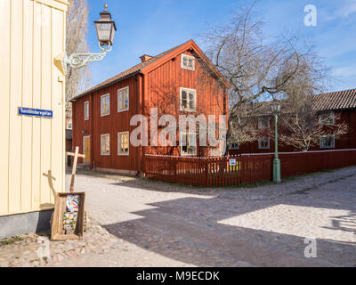 Open-air Museum Alte Linköping während der frühen Frühjahr in Schweden Stockfoto