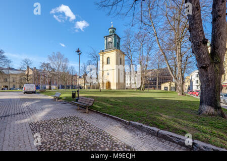 Olai Park im Frühling in Norrköping, Schweden Stockfoto