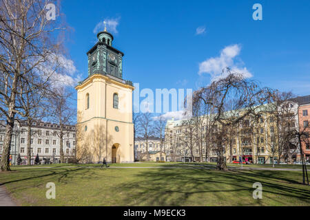 Olai Park im Frühling in Norrköping, Schweden Stockfoto