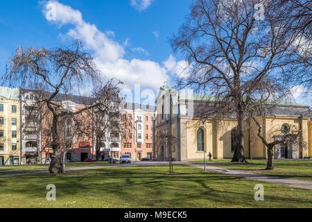 Olai Park im Frühling in Norrköping, Schweden Stockfoto