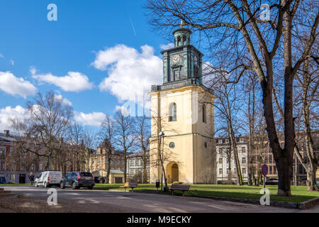 Olai Park im Frühling in Norrköping, Schweden Stockfoto