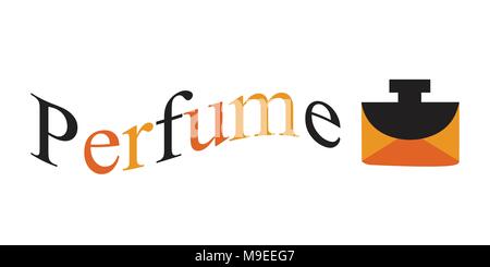 Vektor Parfüm logo Stock Vektor