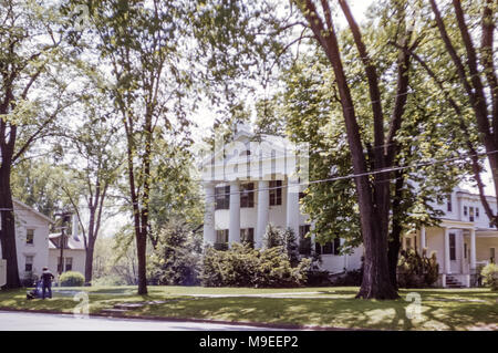 President's House, Hobart College, Genf, New York, USA in den 1950er Jahren Stockfoto