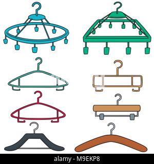 Vektor einrichten der Halterungen Stock Vektor