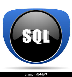 Sql Web Icon Stockfoto