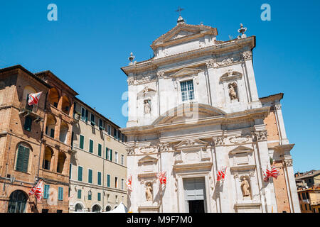 Collegiata Insigne di Santa Maria in Provenzano Kirche in Siena, Italien Stockfoto