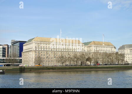 Thames House, Millbank, London, England, Großbritannien Stockfoto