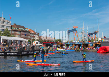 Firma Kieler Woche Stockfoto