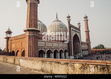 Jama Masjid in Delhi, Indien Stockfoto