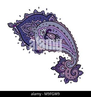 Paisley. Ethnische Verzierung. Vector Illustration isoliert Stock Vektor