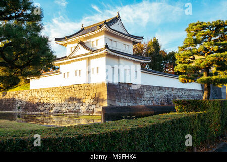 Das Schloss Nijo, Japanisch alte traditionelle Architektur in Kyoto, Japan Stockfoto