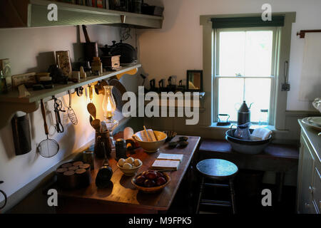 Innenräume von Green Gables, die Prince Edward Island Farm House, ist die Einstellung der Lucy Maud Montgomery Roman, Anne von Green Gables. Stockfoto