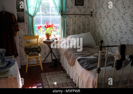 Innenräume von Green Gables, die Prince Edward Island Farm House, ist die Einstellung der Lucy Maud Montgomery Roman, Anne von Green Gables. Stockfoto