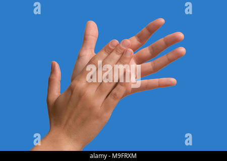 Flamenco claps - hart, traditionelle musikalische Begleitung des Flamenco Musik. Region Andalusien, Spanien, Europa Stockfoto