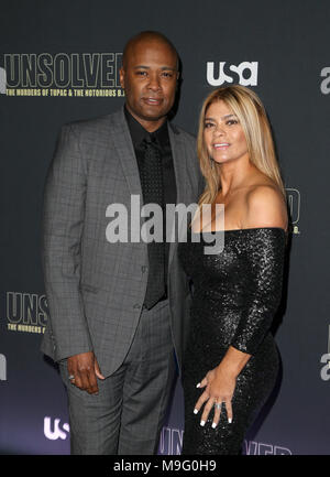 Premiere der USA Network" Ungelöst: Die Ermordung von Tupac und dem berühmt-berüchtigten B.I.G." Mit: Daryn Dupree, Guest Wo: Hollywood, California, United States Wenn: 22 Feb 2018 Credit: FayesVision/WENN.com Stockfoto