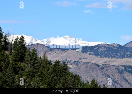 Berge rund um Denver, Colorado Stockfoto