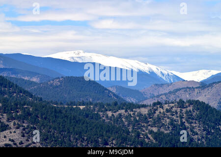 Berge rund um Denver, Colorado Stockfoto