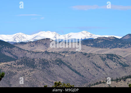 Berge rund um Denver, Colorado Stockfoto