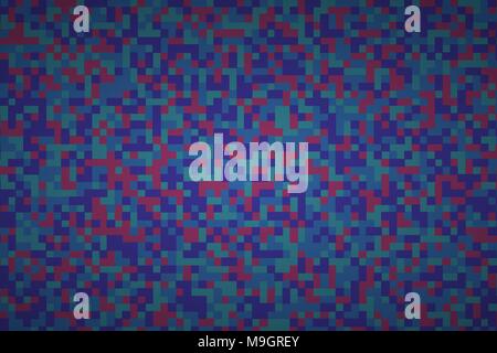 Bunte Rechtecke. Digitale Störungen Abbildung. Abstrakte geometrische Hintergrund Stock Vektor