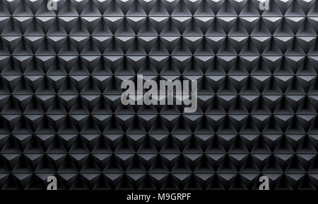 Geometrische carbon Hintergrund 3D Rendering image Stockfoto
