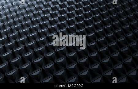 Geometrische carbon Hintergrund 3D Rendering image Stockfoto