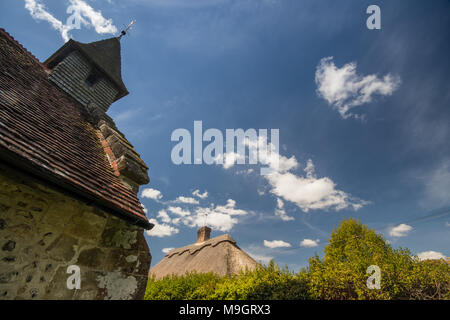 St. Peter's Kirche, Racton, in der Nähe von Huntington und Lordington, Chichester, West Sussex, Großbritannien Stockfoto