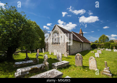 St. Peter's Kirche, Racton, in der Nähe von Huntington und Lordington, Chichester, West Sussex, Großbritannien Stockfoto