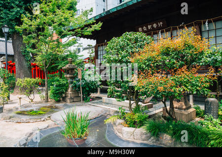 Kushida-jinja, Japanischer Schrein in Fukuoka. Stockfoto