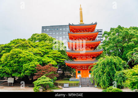 Tochoji Tempel, Japanisch alte Architektur in Fukuoka, Japan Stockfoto