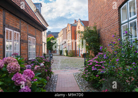 Das historische Zentrum der Stadt Bad Oldesloe, Landkreis Storman, Schleswig-Holstein, Deutschland, Europa Stockfoto