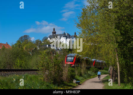 Plöner Schloss, 17. Jahrhundert, Land Stadt Plön, Schleswig-Holstein, Deutschland, Europa Stockfoto