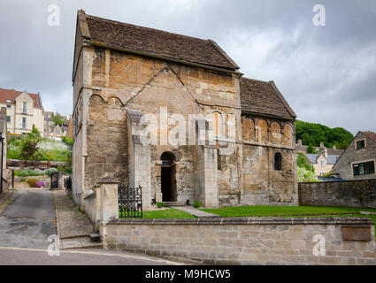 St Laurence's Kirche in Bradford on Avon, einer der ganz wenigen überlebenden Angelsächsischen Kirchen in England, Wiltshire, im Südwesten von England, Großbritannien Stockfoto