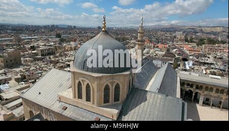 Die Große Moschee von den Umayyaden, Damaskus Stockfoto