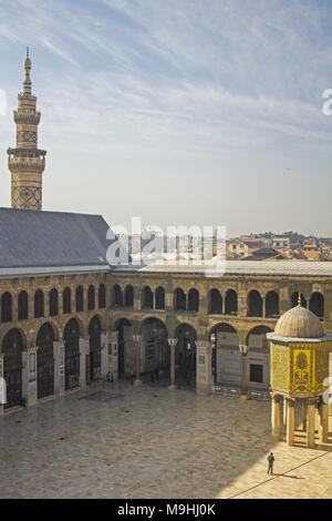 Die Große Moschee von den Umayyaden, Damaskus Stockfoto