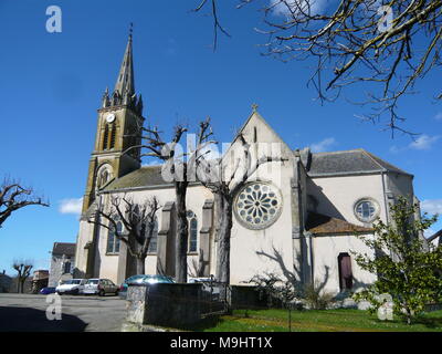 Eglise Saint Pierre-es-Liens in Bourg-de-Visa Stockfoto