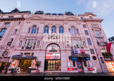 England, London, Piccadilly Circus, Lillywhites Store und Kriterium Restaurant und Theater Stockfoto