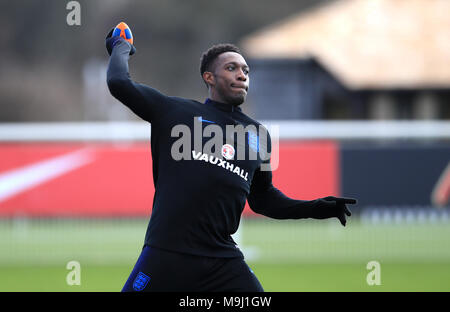 England's Danny Welbeck während dem Training Training in Enfield, London. Stockfoto