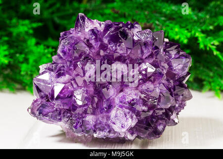 Amethyst Muster von Artigas, Uruguay. Stockfoto