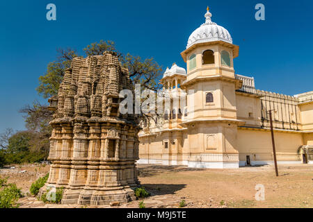 Fateh Prakash Mahal Palace in Chittorgarh Fort - Rajastan, Indien Stockfoto