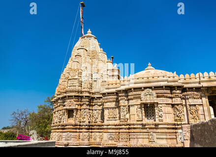 Sathis Deori Jain Tempel von chittor Fort. Rajasthan, Indien Stockfoto