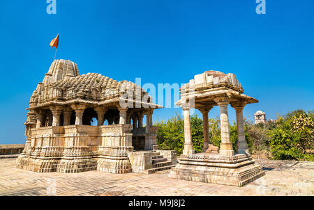 Jatashankar Mahadev Tempel von chittor Fort. Rajasthan, Indien Stockfoto