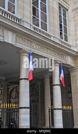 Conseil Constitutionnel, Paris, Frankreich Stockfoto