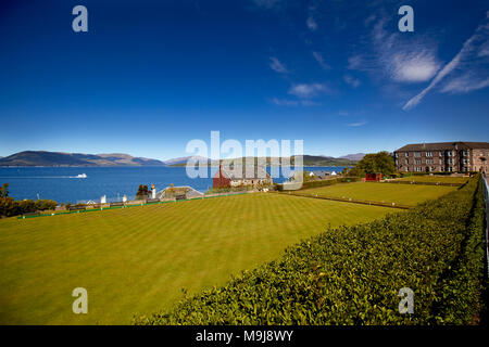 Gourock westlich Schottlands Küste Vorne & Sehenswürdigkeiten Stockfoto