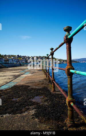 Gourock westlich Schottlands Küste Vorne & Sehenswürdigkeiten Stockfoto